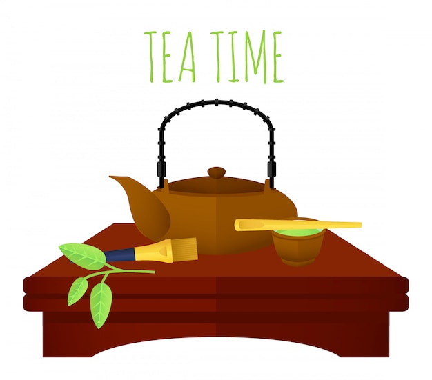Vetor grátis conceito de chá chinês tradicional