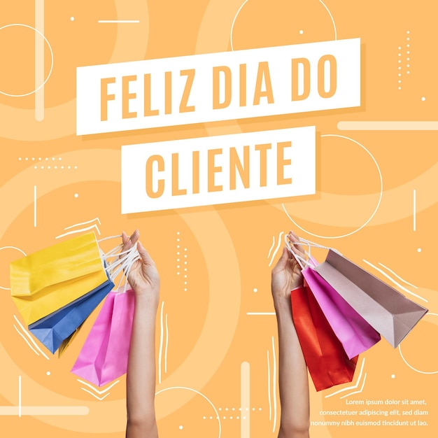 Conceito de dia do cliente