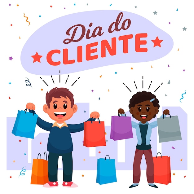 Conceito de dia do cliente