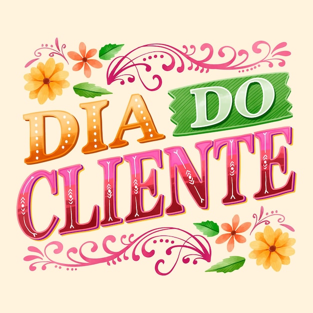 Vetor grátis conceito de dia do cliente