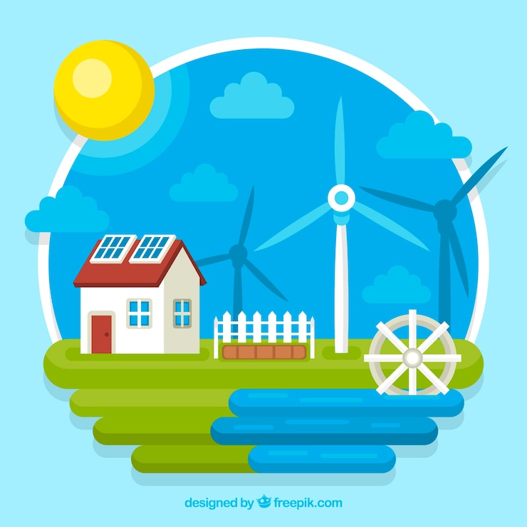 Vetor grátis conceito de ecossistema
