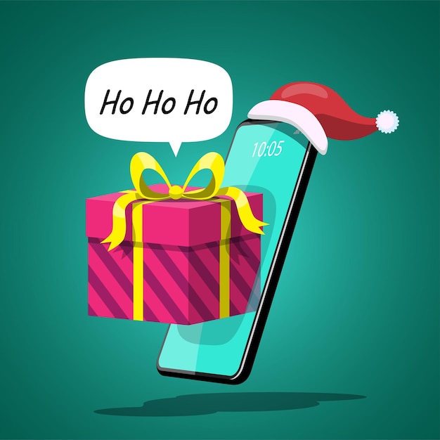 Conceito de Feliz Natal e Feliz Ano Novo Online