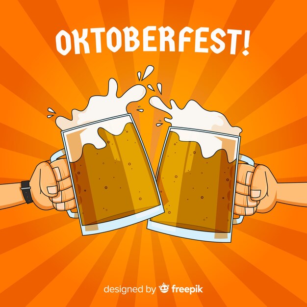 Conceito de fundo Oktoberfest