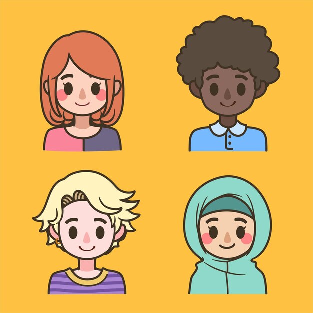 Conceito de igualdade racial e antirracismo Pessoas multiculturais e multirraciais socialmente diversas