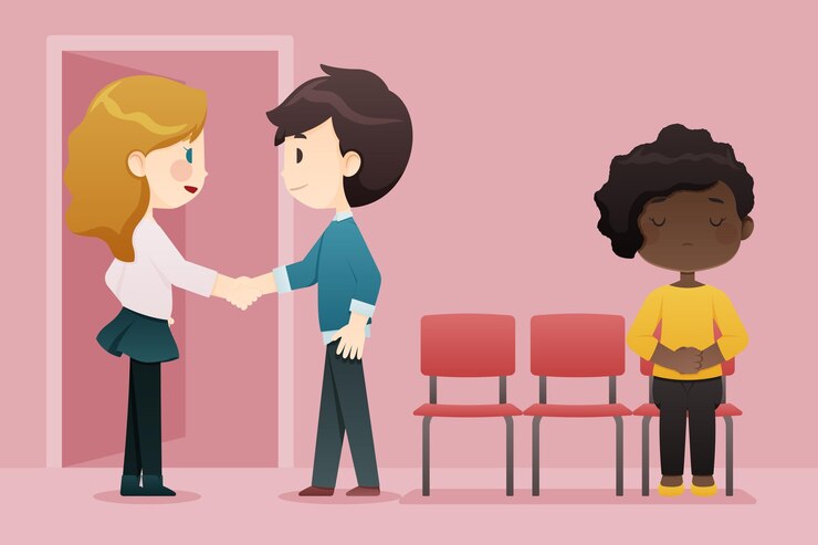 Vetor grátis conceito de ilustração de racismo