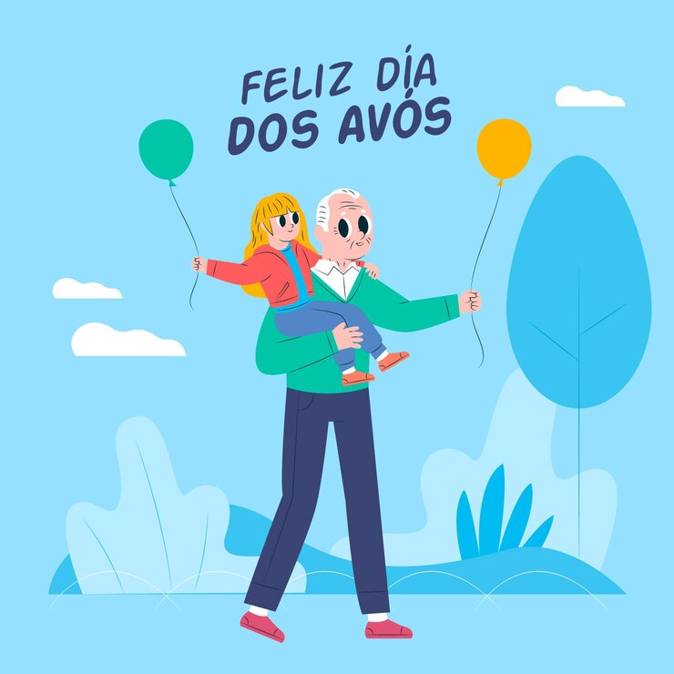 Vetor grátis conceito de ilustração dia dos avós