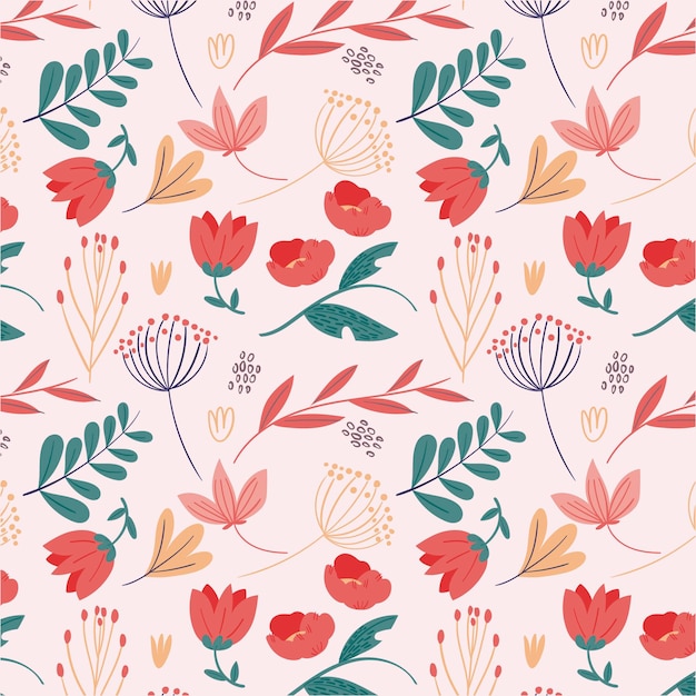 Conceito de padrão floral