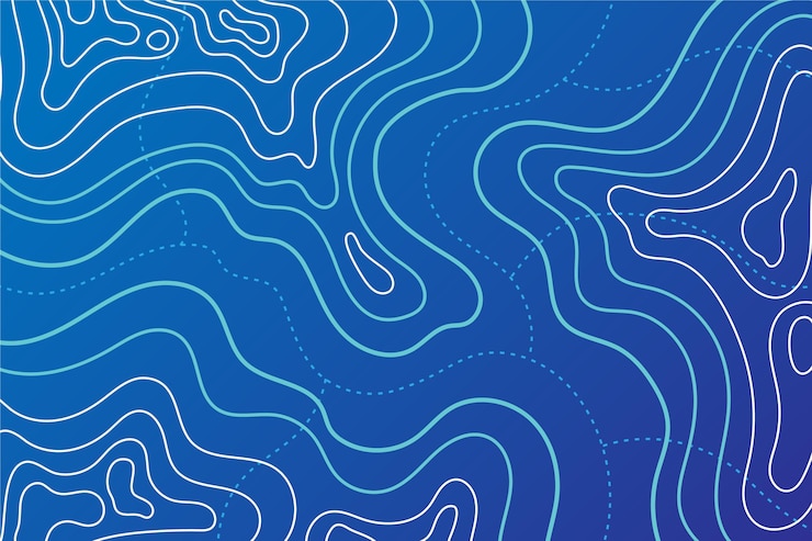 Vetor grátis conceito de plano de fundo do mapa topográfico