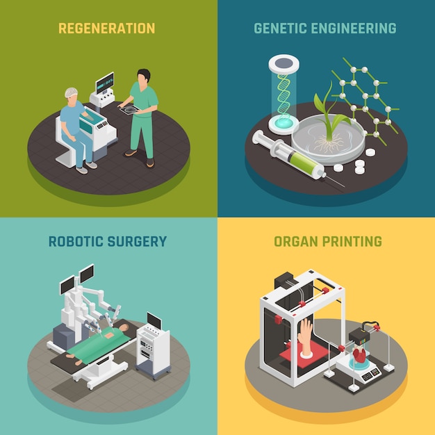 Conceito de tecnologia futura medicina