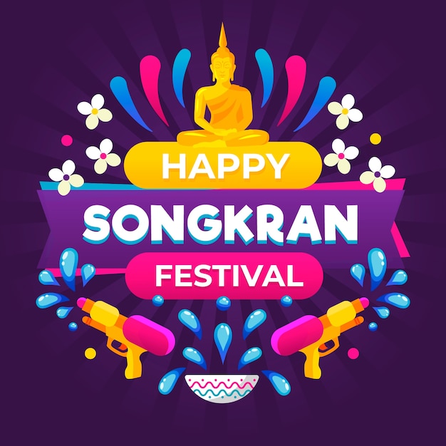 Conceito festival songkran