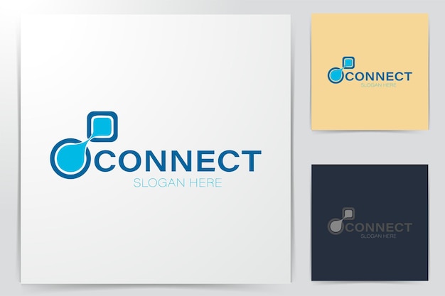 Conectar comunidade abstrato grupo pétala logotipo idéias e inspiração logotipo design