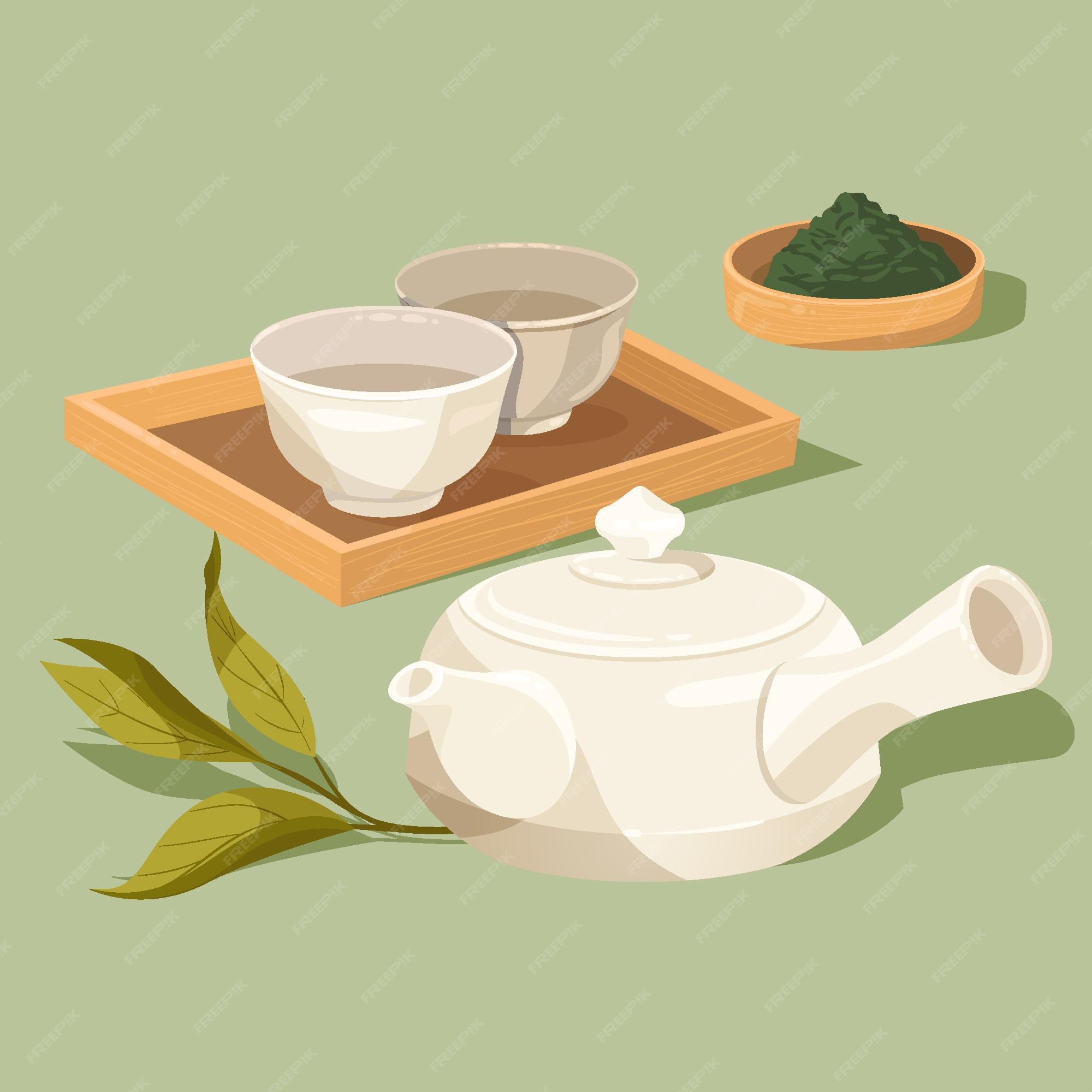 Fundo Bule De Chá E Xícaras Em Jogo De Chá Japonês Tradicional Fundo, Alta  Resolução, Sorte, Chá Imagem de plano de fundo para download gratuito