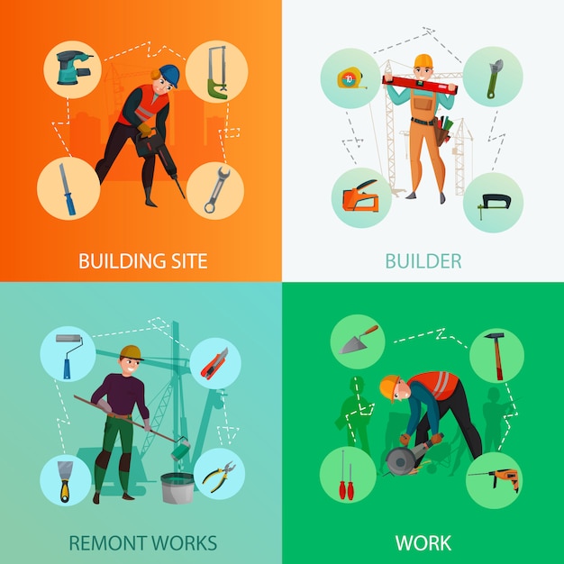 Conjunto de composição de construtores