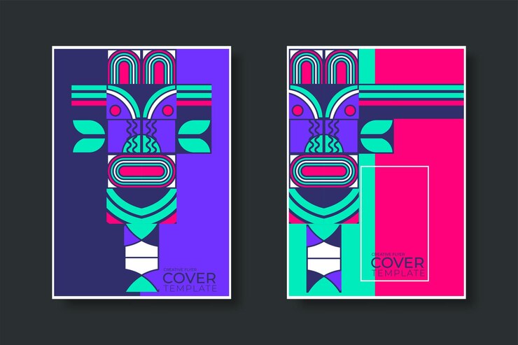 Vetor grátis conjunto de maquete de página inicial de orientação vertical a4 de vetor de apresentação de negócios capa de relatório corporativo pacote de layout de design de ilustração geométrica abstrata coleção de modelos de brochura de identidade da empresa