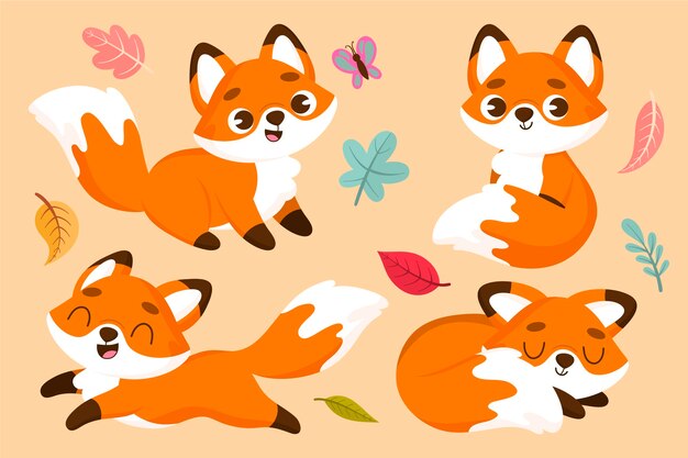 Desenhos Animados Desenhados à Mão De Fox Clipart PNG , Pintado à Mão,  Raposa, Desenho Animado Imagem PNG e PSD Para Download Gratuito