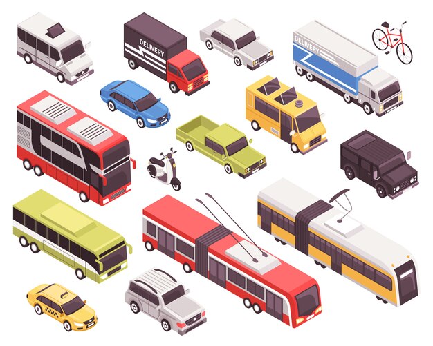 Conjunto de transporte público