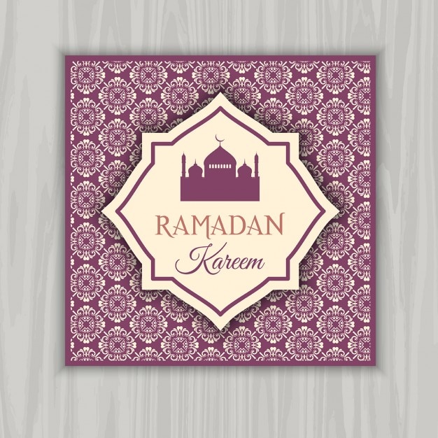 Convite design decorativo para o ramadã
