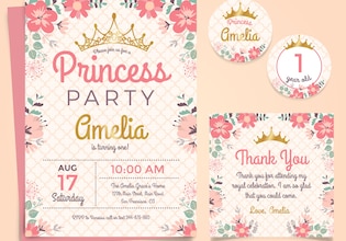 convite aniversario princesa