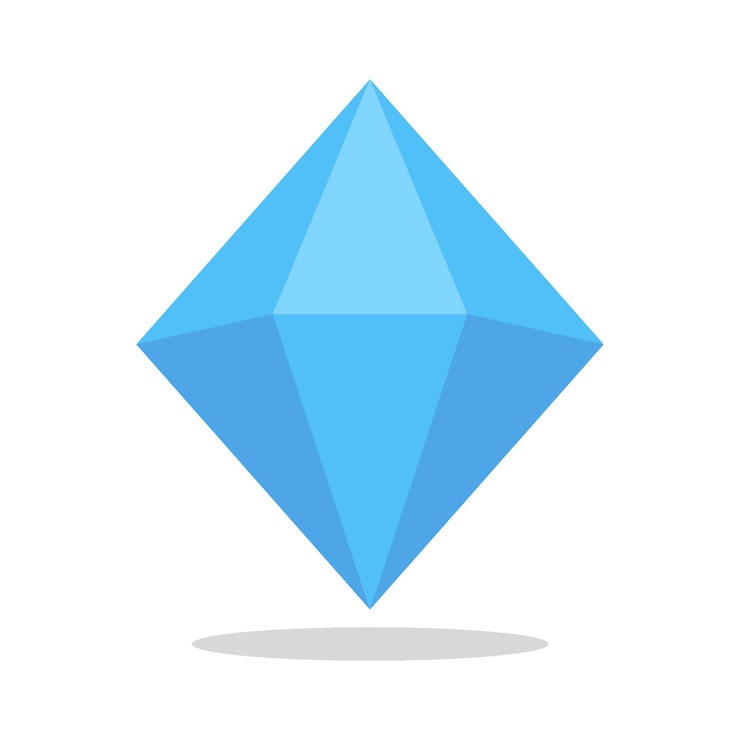 Vetor grátis cor plana azul-pedra