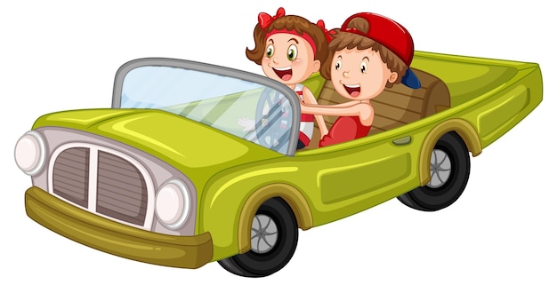 Conjunto de carros multicoloridos de corrida de desenhos animados.  ilustração em vetor de carros em estilo cartoon para crianças. clipart de  transporte engraçado isolado em um fundo branco. estampa bonita para um