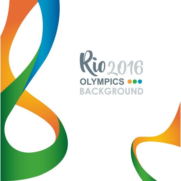 Criativo fundo rio olympics