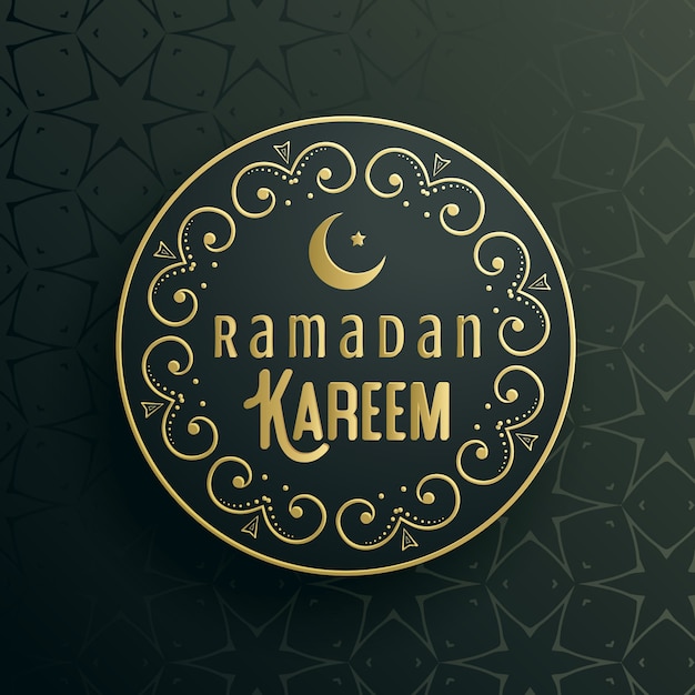 Vetor grátis criativo ramadan kareem cartão vector design