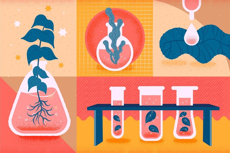 Vetor grátis cultivo de plantas de volta ao conceito de escola