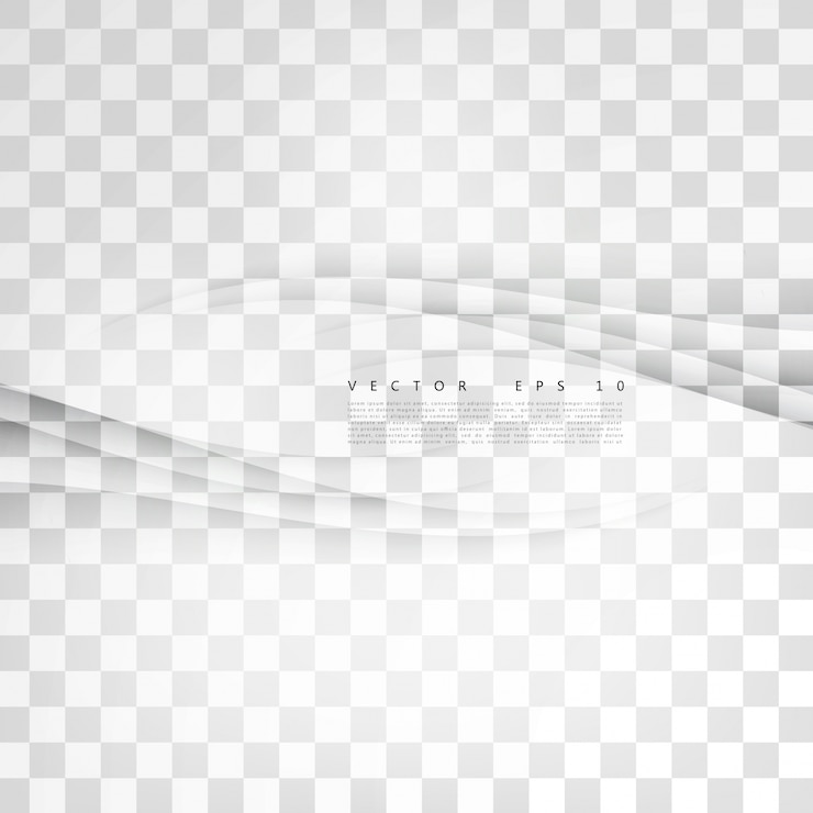 Vetor grátis curva de fundo transparente