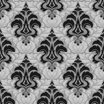 Damask seamless pattern background