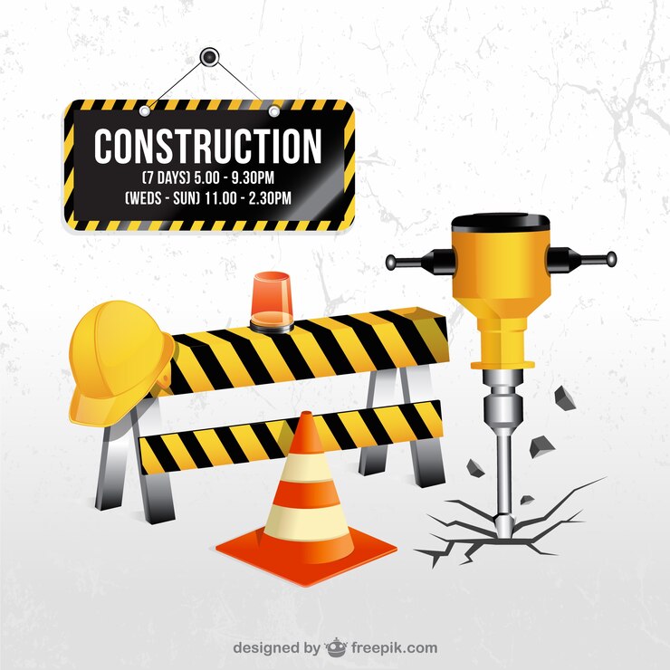 Vetor grátis de acordo com os elementos de construção