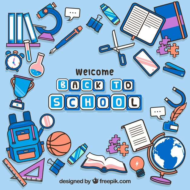 De volta ao fundo da escola com elementos