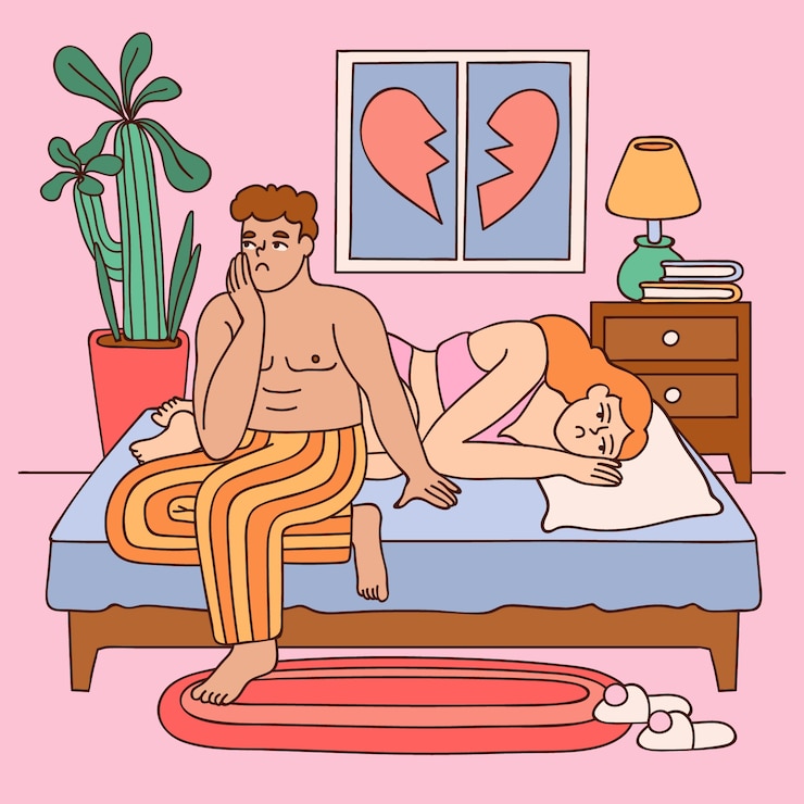 Vetor grátis desenhado à mão sem ilustrações sexuais