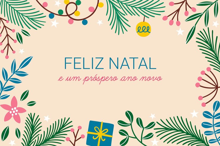 Vetor grátis desenho à mão feliz natal
