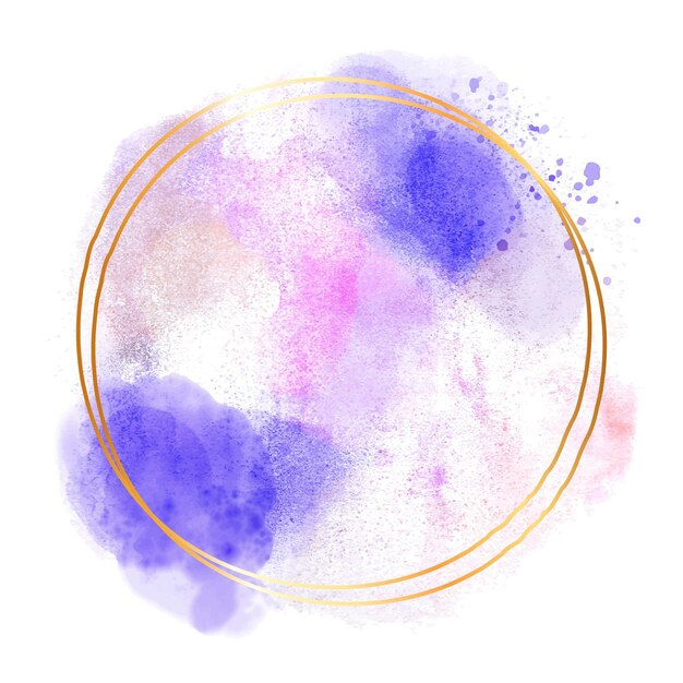 Desenho abstrato aquarela
