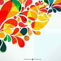 Vetor grátis desenho abstrato ornamental colorida