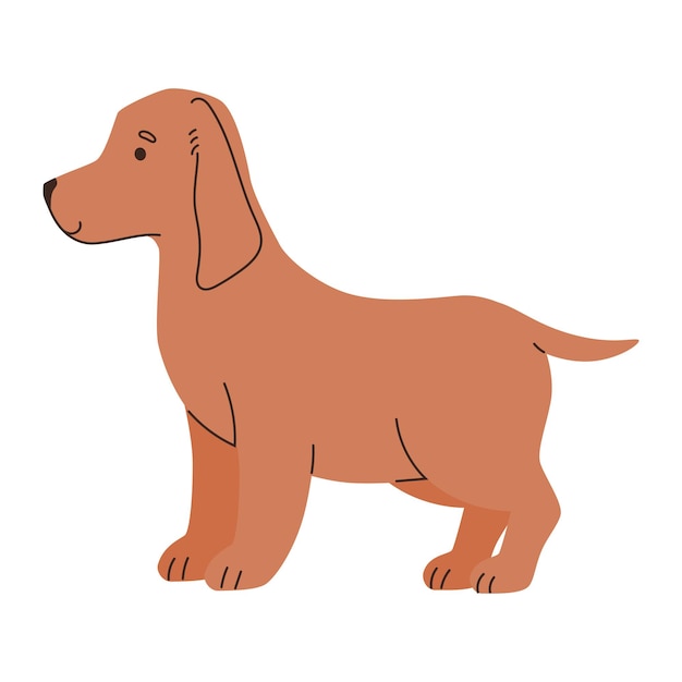 Desenho animado de cão pequeno