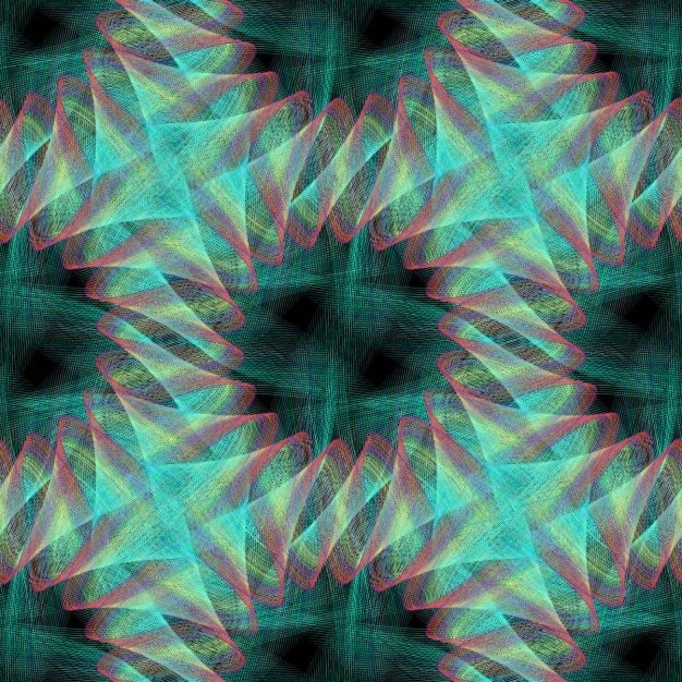 Desenho colorido fractal fundo