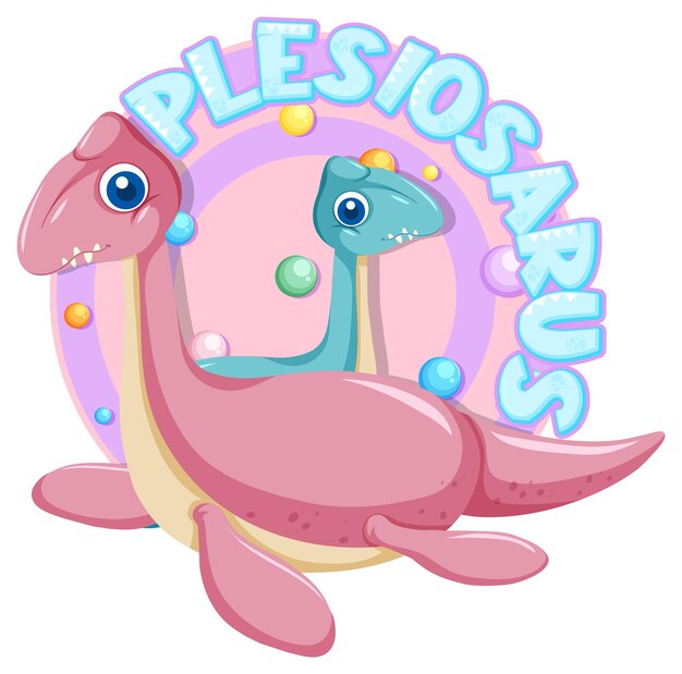 Plesiossauro Bonito Dinossauro Dos Desenhos Animados PNG Imagens Gratuitas  Para Download - Lovepik