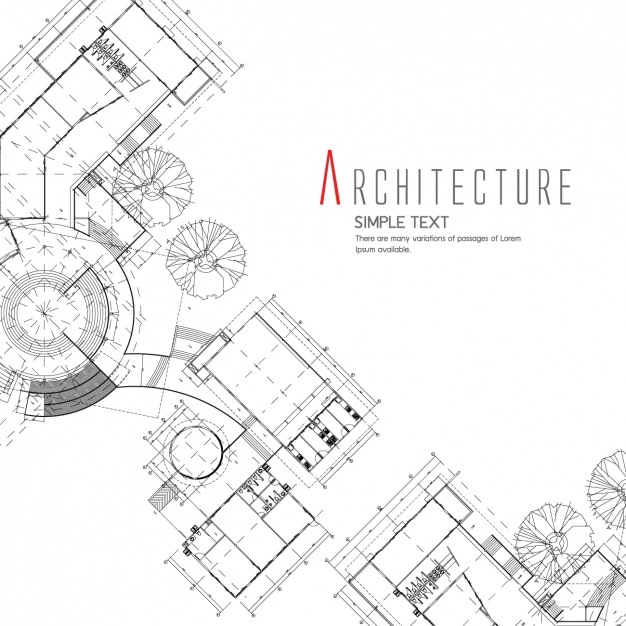 Vetor grátis desenho de fundo de arquitetura