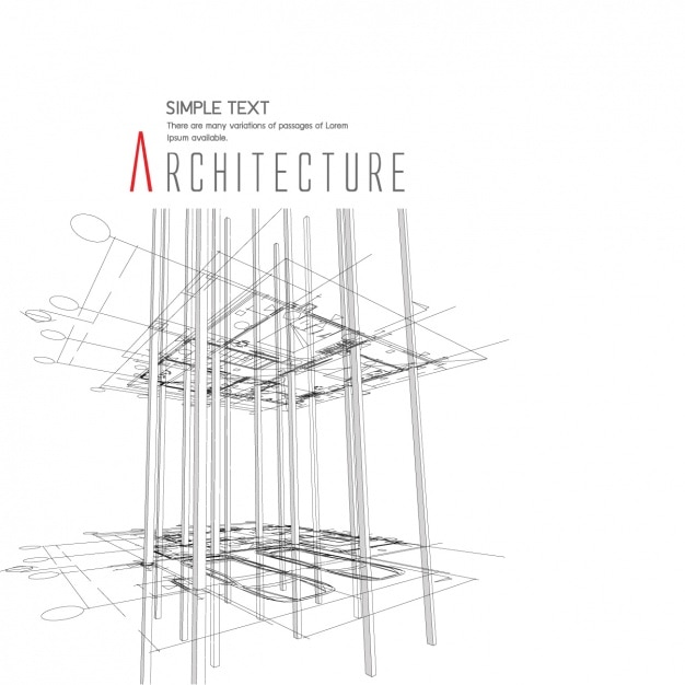 Vetor grátis desenho de fundo de arquitetura