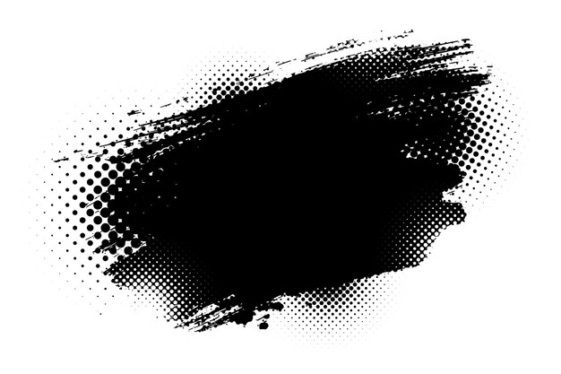 Desenho de fundo de textura de splatter de meio tom grunge abstrato
