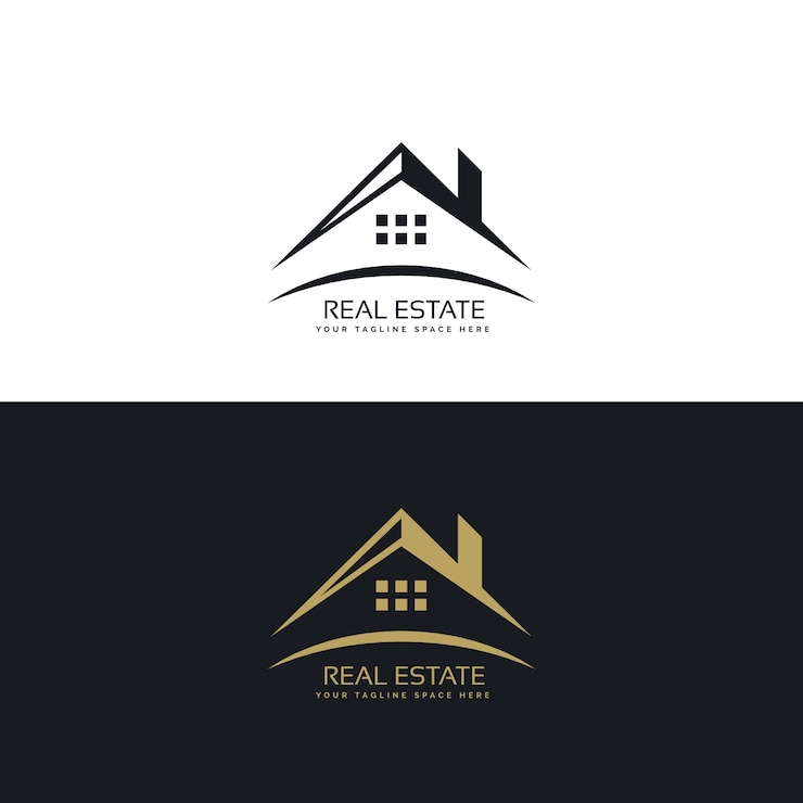 Vetor grátis desenho de logotipo para imóveis