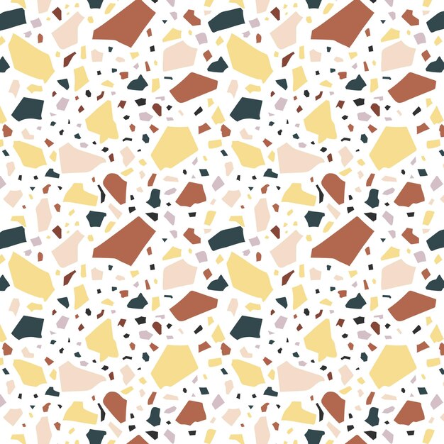 Desenho de padrão de mosaico colorido