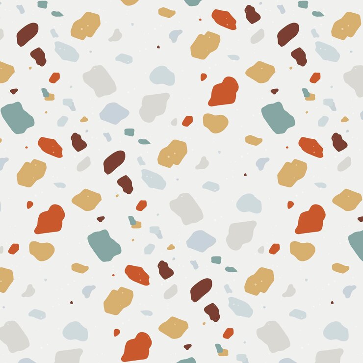 Vetor grátis desenho de padrão de mosaico colorido