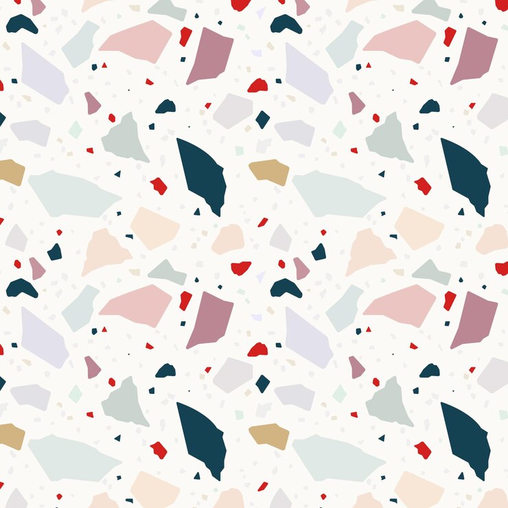 Vetor grátis desenho de padrão de mosaico colorido