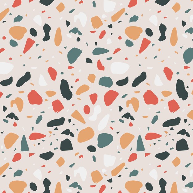 Desenho de padrão de mosaico colorido