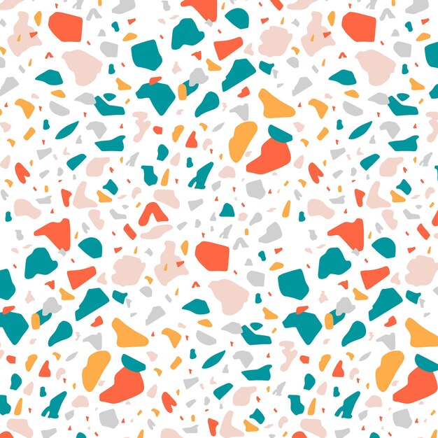 Desenho de padrão de mosaico colorido