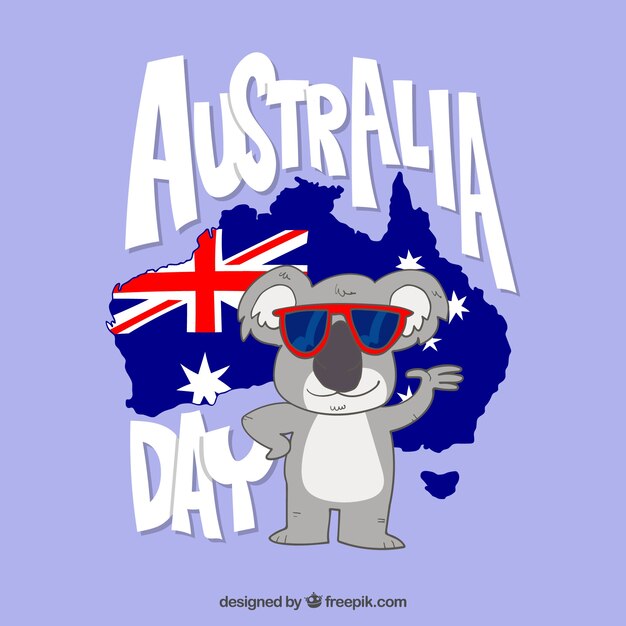 Desenho desenhado de dia de Austrália