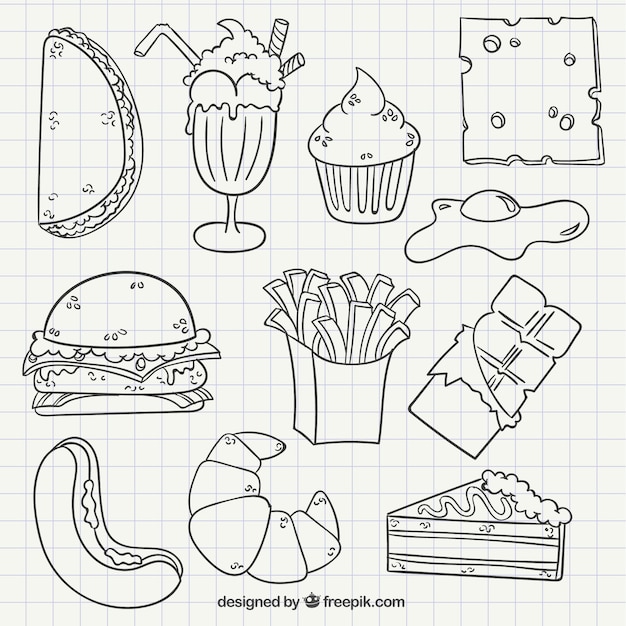 Desenho fast food