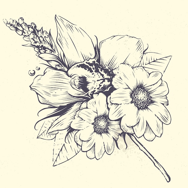 desenho floral